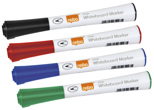 Nobo - Whiteboardmarker nobo glide rond 1mm ass