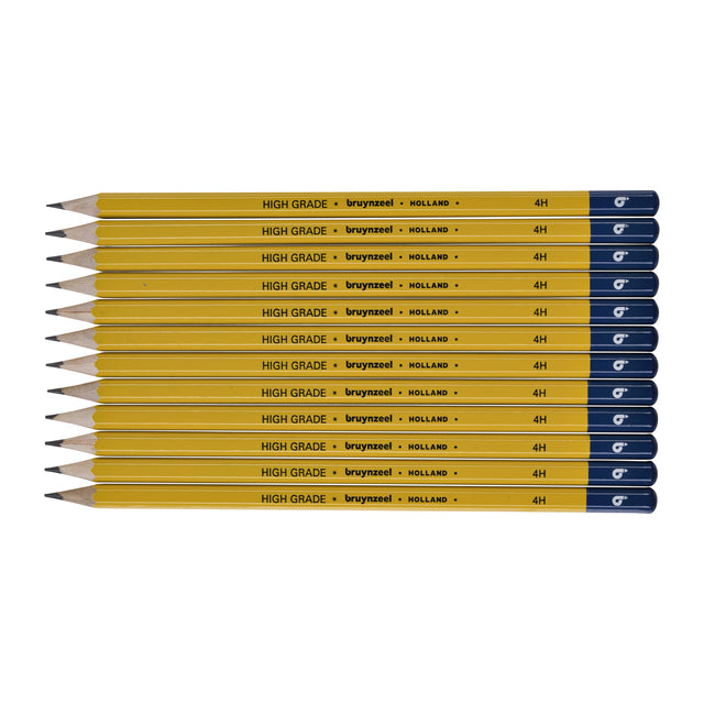 Crayon Bruynzeel 1605 4H | 12 pièces