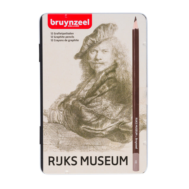 Crayons Bruynzeel Rembrandt diverses duretés boîte de 12 pièces