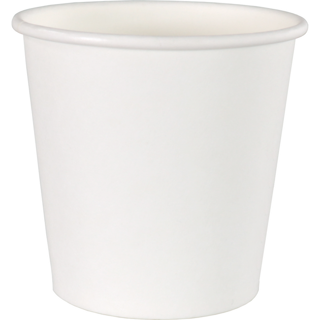 Klika - Koffiebeker | Karton + PE | 100ml | 4oz | 60mm | wit | 2000 stuks