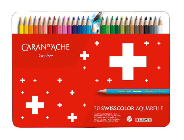 Caran d'ache - Kleurpotl caran d ache swisscolor aquarel 30st ass