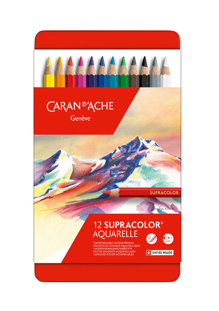 Caran d'ache - Kleurpotlood caran d ache supracolor 12st ass