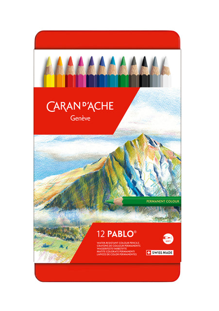 Caran d'ache - Kleurpotlood caran d ache pablo ass blik 12st
