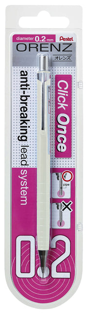 Portemine Pentel Orenz 0.2mm blanc