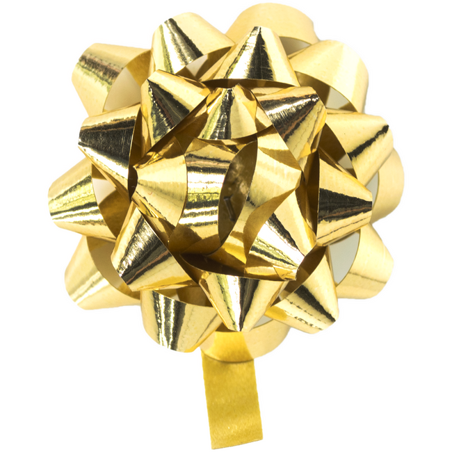 Neutral - bows | 25mm | PP | goud | 75 stuks