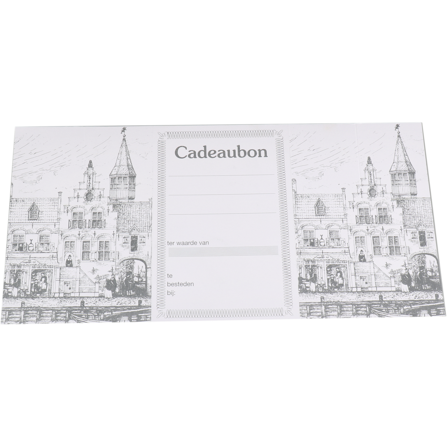 Klika - Cadeaubon | Geveltjes | grijs | 100 stuks