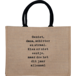 Klika - Shopper | Jute | 43x 20x34cm | 10 stuks