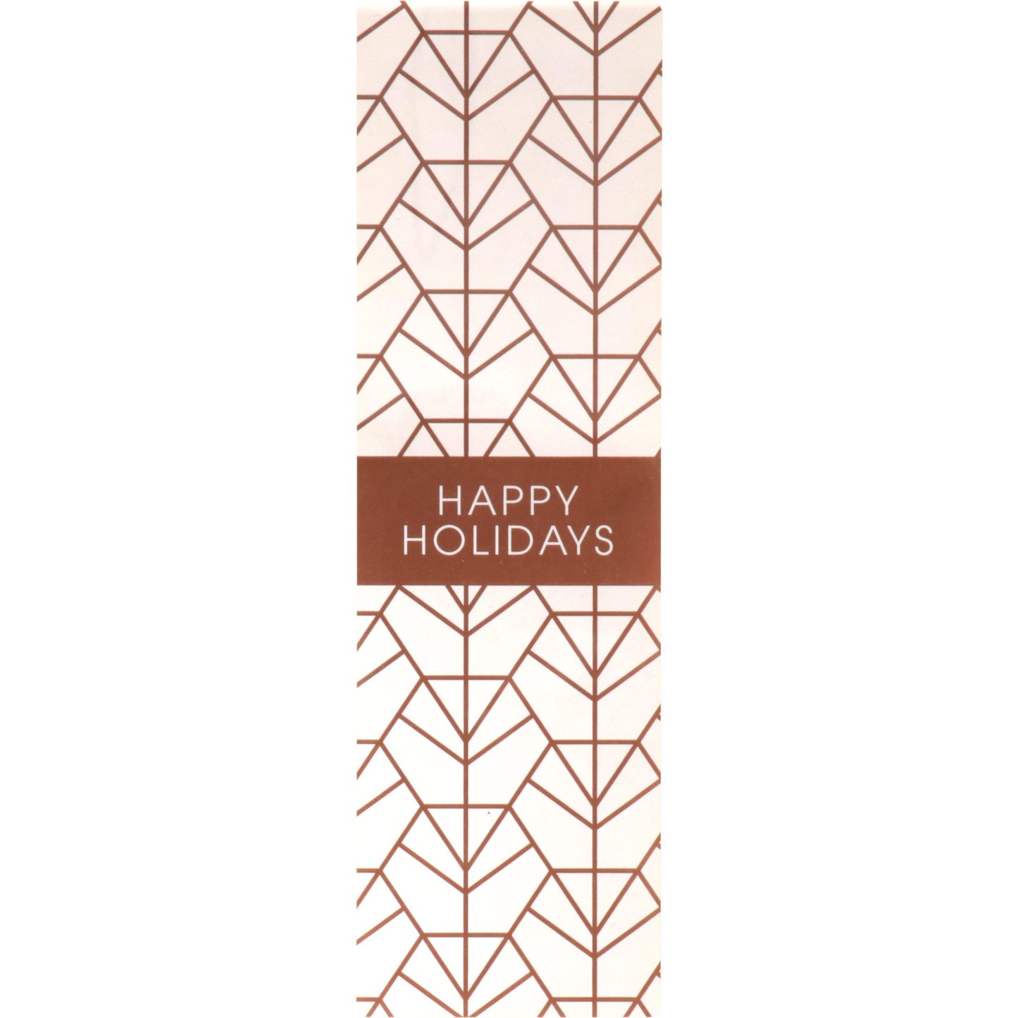 Klika - Sluitsticker | Copper diamond | 200x60mm | papier + PE | wit/koper | rol à 100 stuks