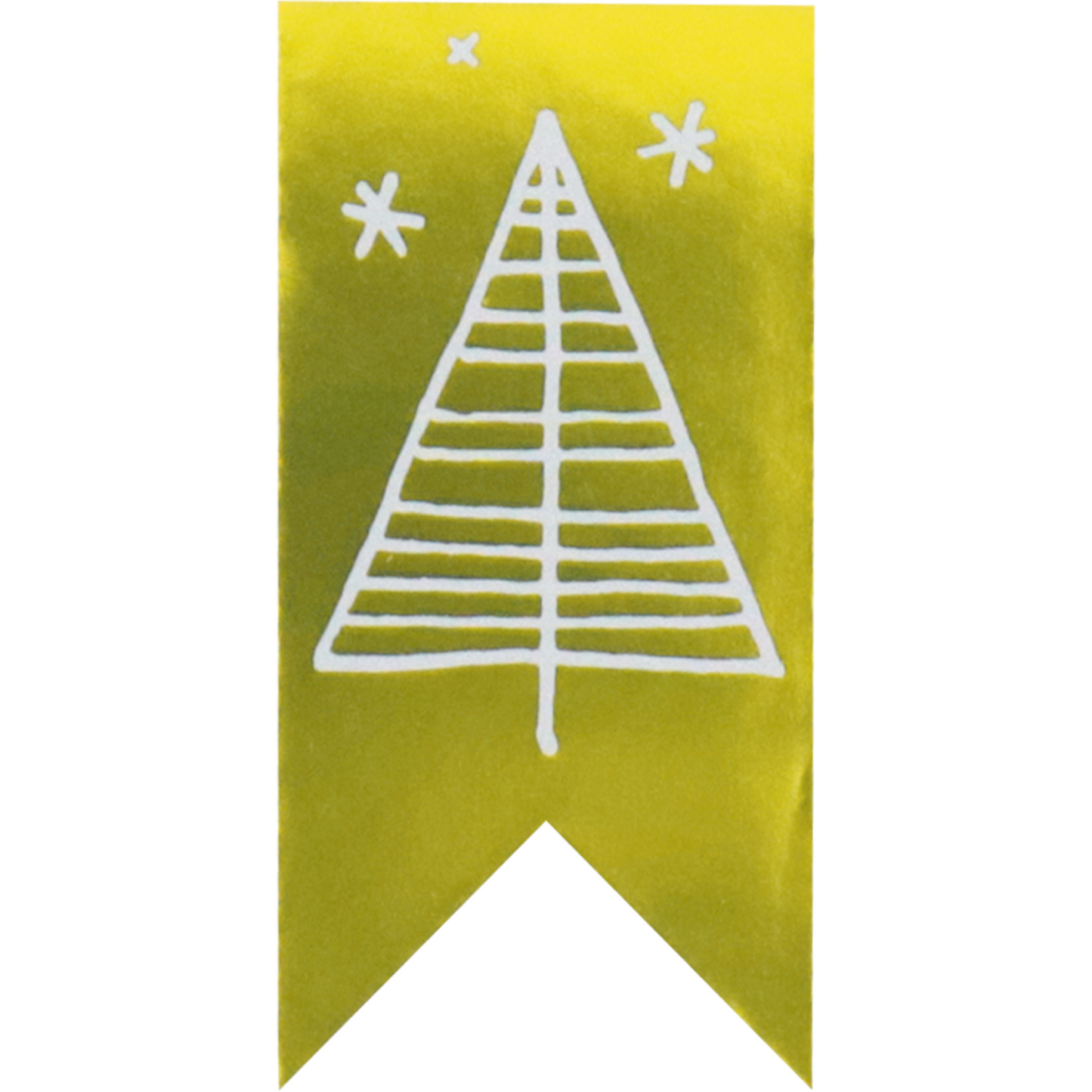 Klika - Etiket | papier | Under the s tree | 60x30mm | goud/wit | rol à 500 stuks