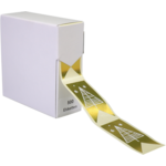 Klika - Etiket | papier | Under the s tree | 60x30mm | goud/wit | rol à 500 stuks