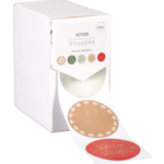 Klika - Etiket | Cadeauetiket | papier | Xmas | ∅40mm | assorti | rol à 500 stuks