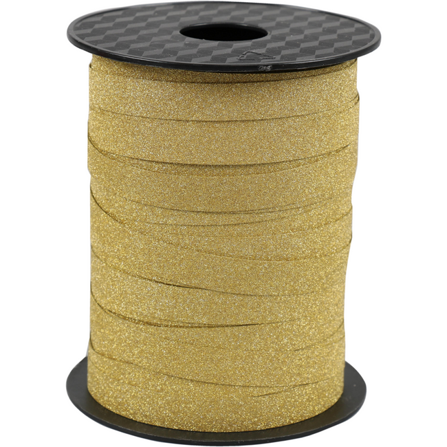 Klika - Lint | 10mm | 100m | Broadway | PP | goud/glitter