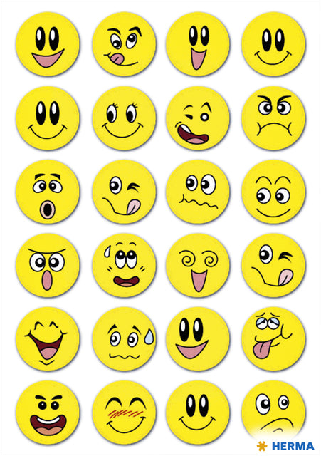 HERMA - Etiket herma 3657 smiley met wiebeleffect