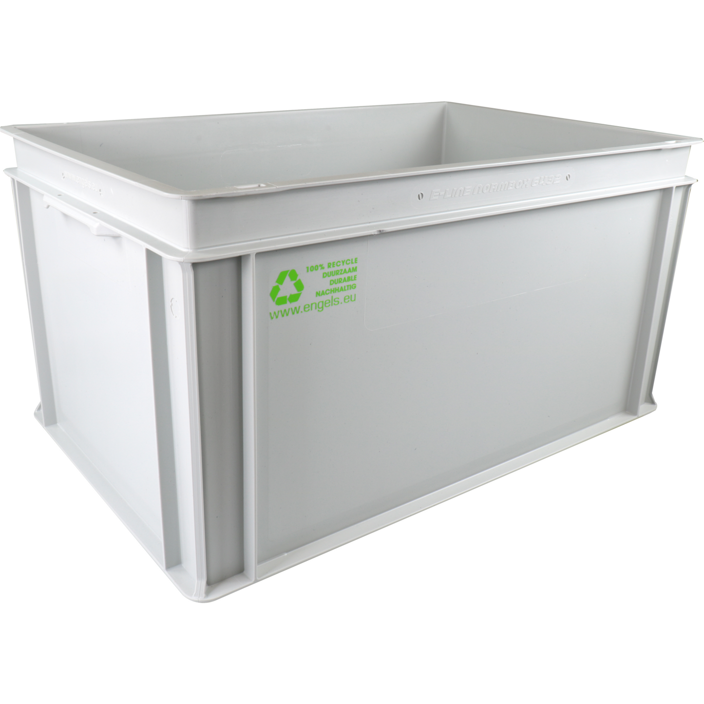Klika - Bak | HDPE | gesloten handgreep | transportbak | 600x400x325mm | grijs | 1 stuks
