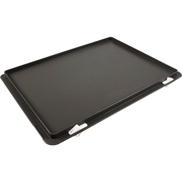 Klika - Deksel | PP | scharnier | 400x300x zwart | 1 stuks
