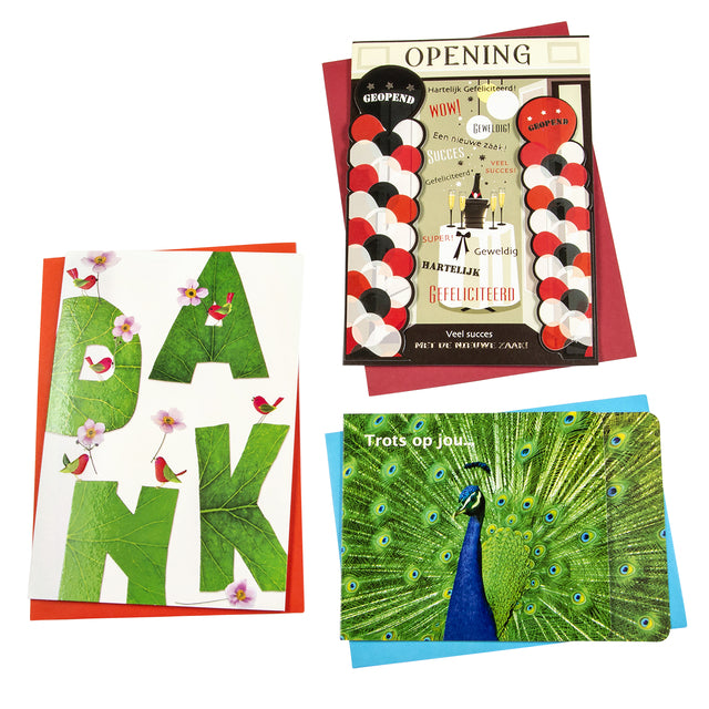 Recharge trombone carte de voeux autres 12 cartes