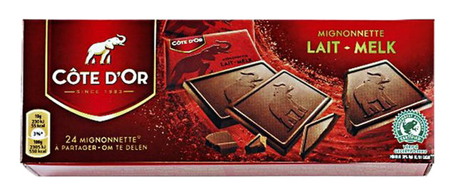 Cote d'or - Chocolade cote d'or mignonnette lait 21x10gr