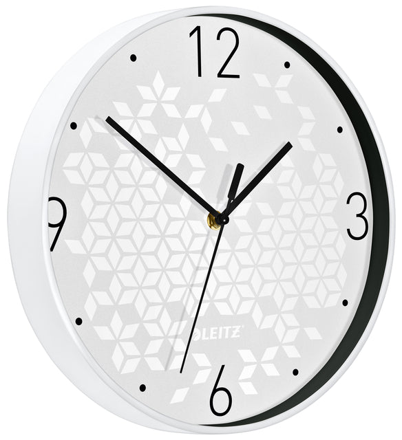 Horloge murale Leitz WOW Ø29cm blanc