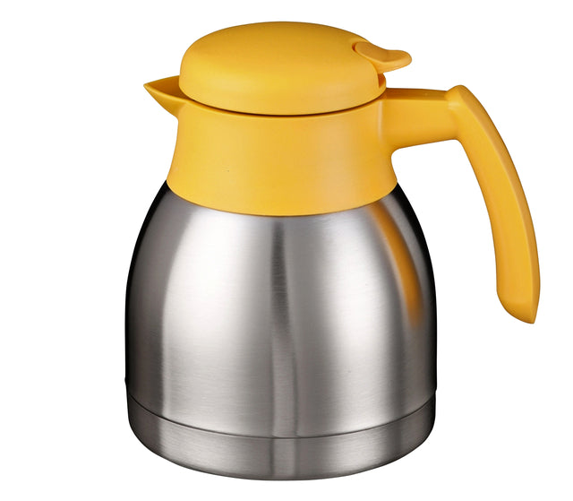 Thermos Bravilor double paroi 1 litre inox jaune