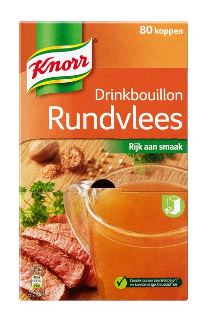 Bouillon à boire boeuf Knorr | 6 morceaux