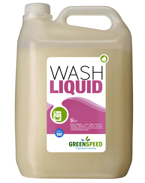 Greenspeed - Wasmiddel greenspeed wash liquid 5 liter