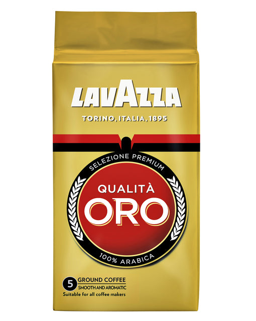 Lavazza - Koffie lavazza gemalen qualita oro 250gr