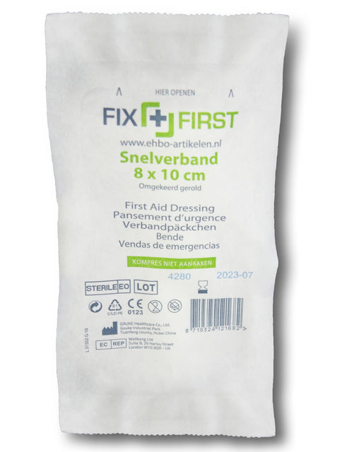 FixFirst - Snelverband fixfirst gerold 8x10cm