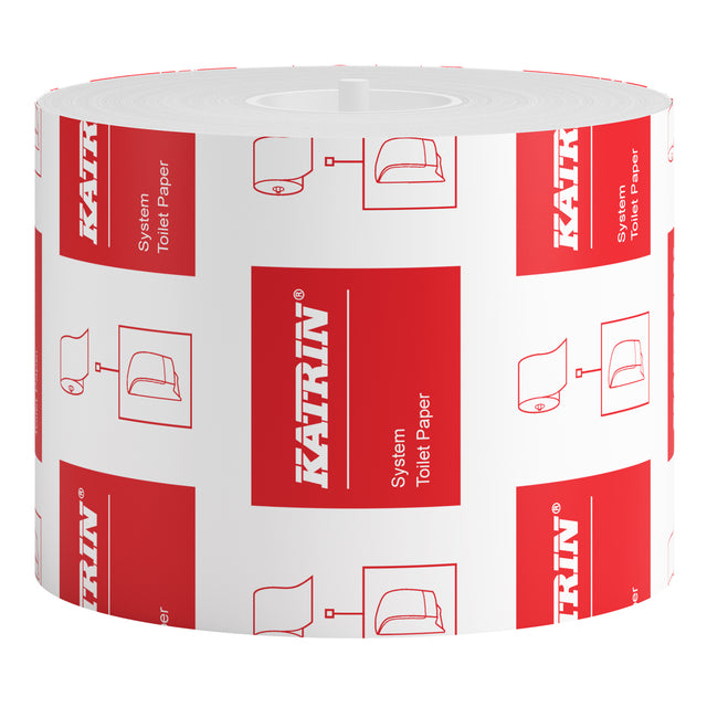Katrin - Toiletpapier katrin systeemrol 2laags 92m wit