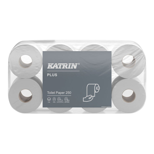 Katrin - Toiletpapier katrin 3laags 250 vel wit 11711
