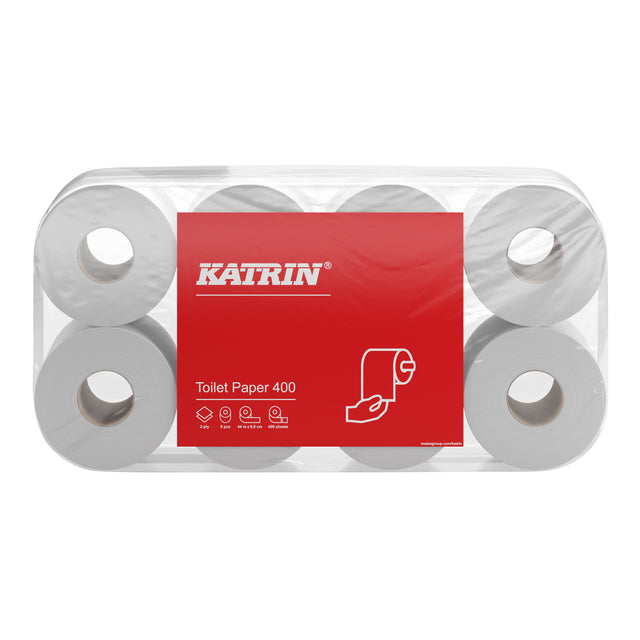Katrin - Toiletpapier katrin 2laags 400 vel wit