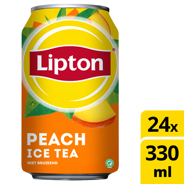 Lipton - Frisdrank lipton ice tea peach blik 330ml