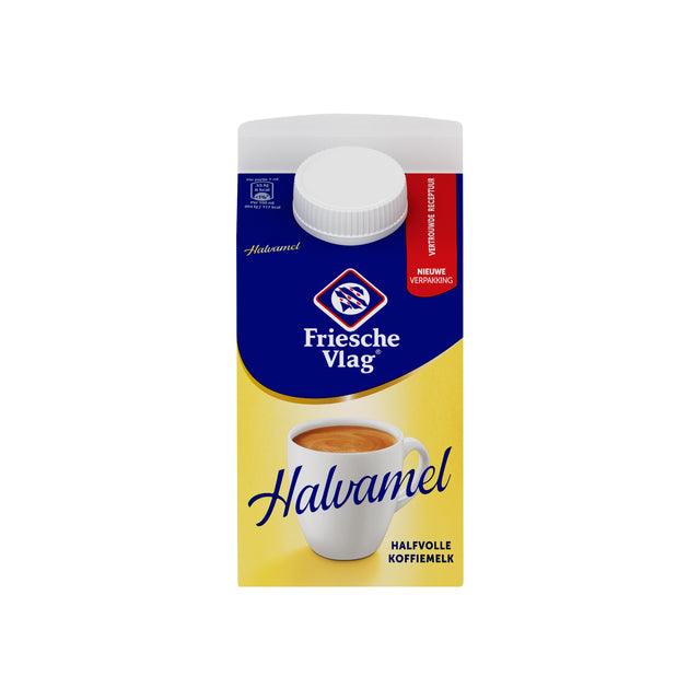 Friesche vlag - Koffiemelk friesche vlag halvamel 455ml | 18 stuks