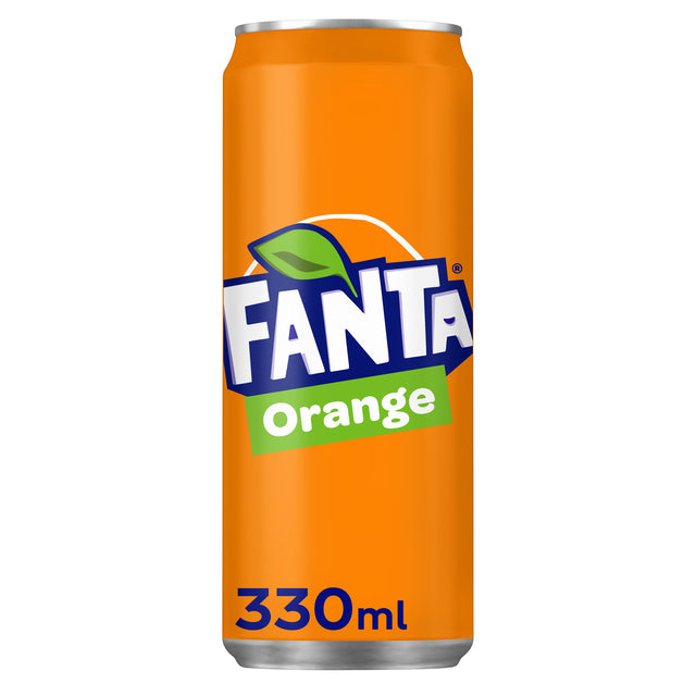 Fanta - Frisdrank fanta orange blik 330ml | 24 stuks