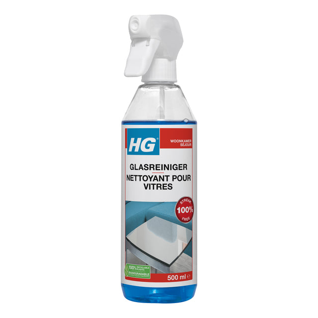 HG - Glas en spiegelreiniger hg spray 500ml | 6 stuks