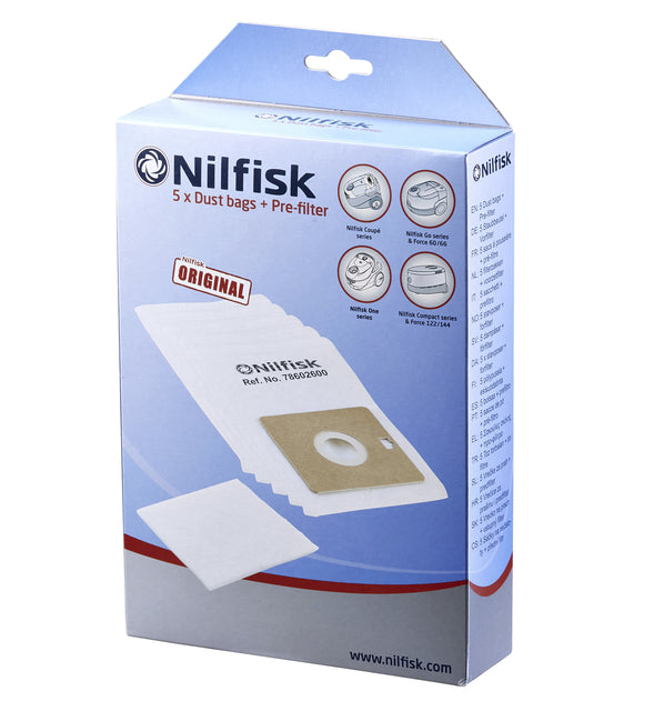 Nilfisk - Stofzuigerzak nilfisk one en coupe 5 stuks