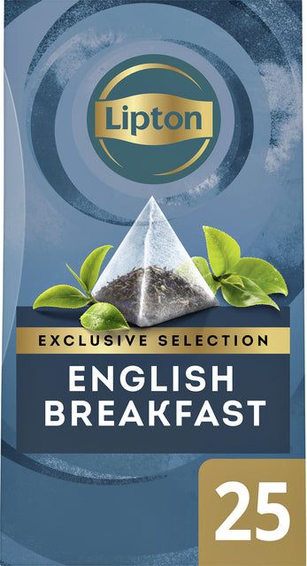 Thé Lipton Exclusive English Breakfast 25 sachets pyramidaux