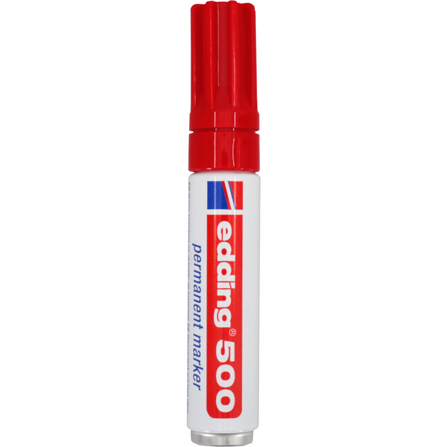 Edding - Viltstift edding 500 schuin 2-7mm rood | 10 stuks