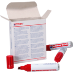 Edding - Viltstift edding 500 schuin 2-7mm rood | 10 stuks
