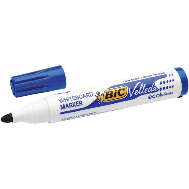 Bic - Whiteboardmarker bic 1701 rond l blauw | 12 stuks