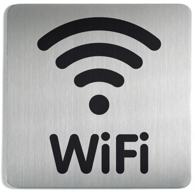 Durable - Infobord pictogram durable wifi vierkant 150mm