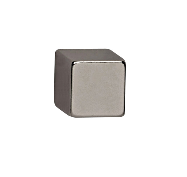 Aimant MAUL Néodyme cube 10x10x10mm 3.8kg nickel