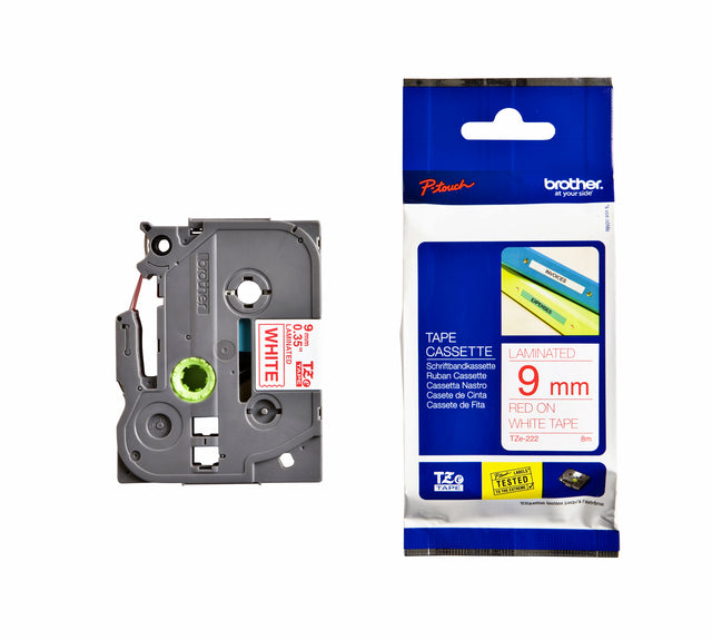 Brother - Labele brother ptouch tze222 9mm wit
