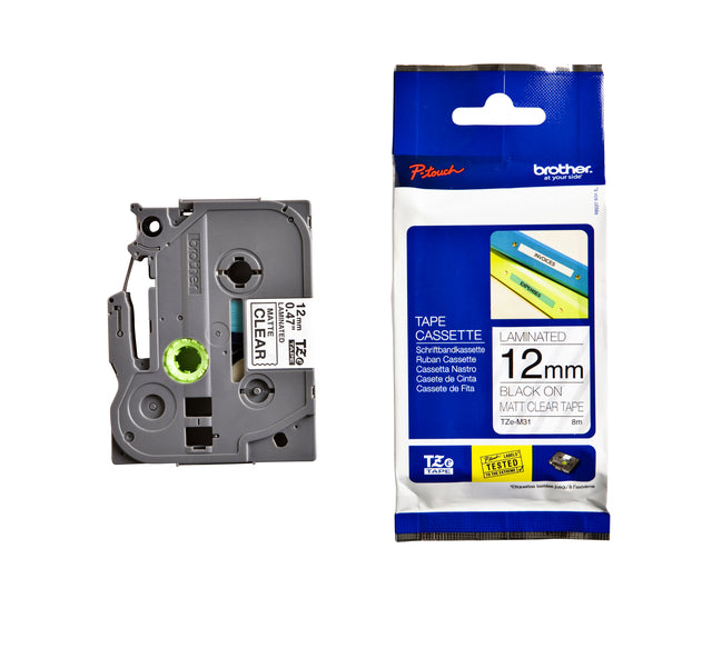 Brother - Labele brother ptouch tzem31 12mm transparant