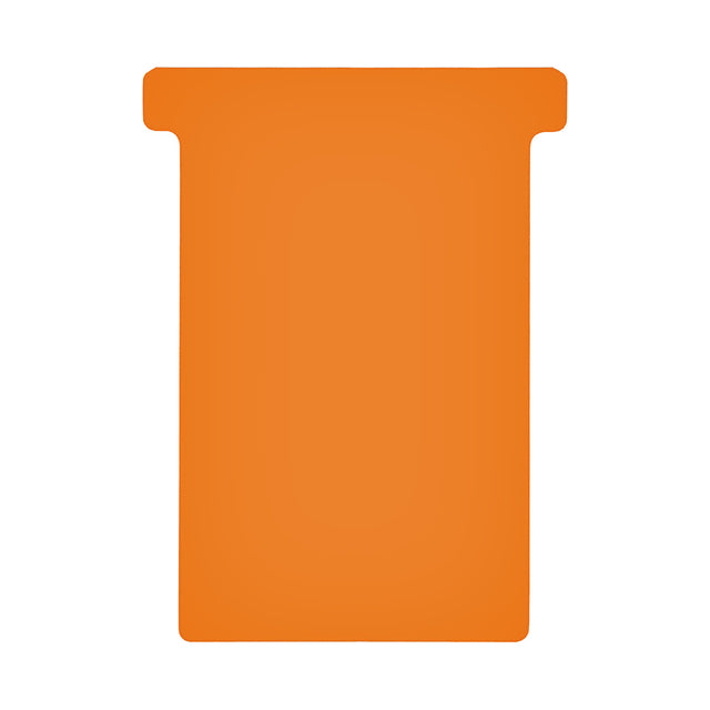 Djois - T-kaart djois formaat 3 77mm oranje 100st