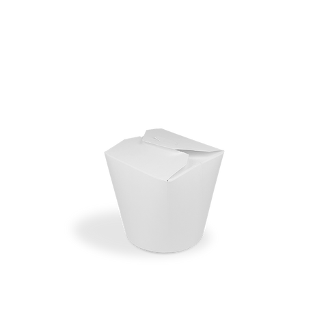 Klika - Wok to Go beker 16oz 400ml karton wit