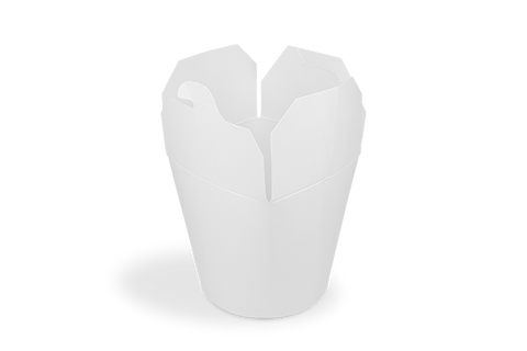 Klika - Wok to Go beker 16oz 400ml karton wit