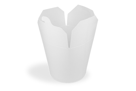 Klika - Wok to Go beker 26oz 750ml karton wit