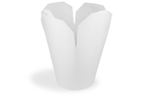 Klika - Wok to Go beker 32oz 1000ml karton wit
