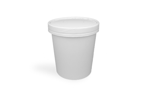 Klika - Deksel soepbeker 450ml Ø98mm karton wit