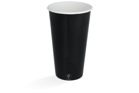 Klika - Milkshakebeker groot 560ml 20oz zwart karton